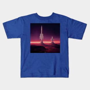 Interplanetary Spaceport Kids T-Shirt